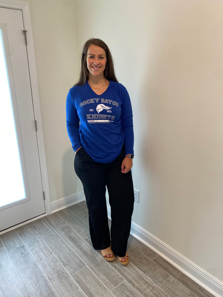 Women's Royal Blue Rocky Bayou - Florida Long Sleeve Shirt