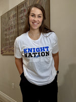 Knight Nation White Tee