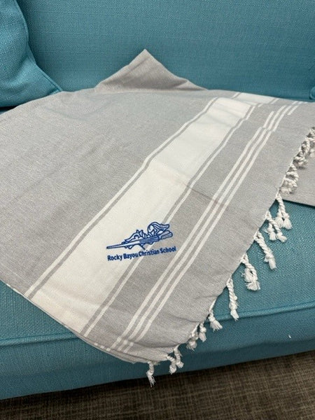 Rocky beach towel