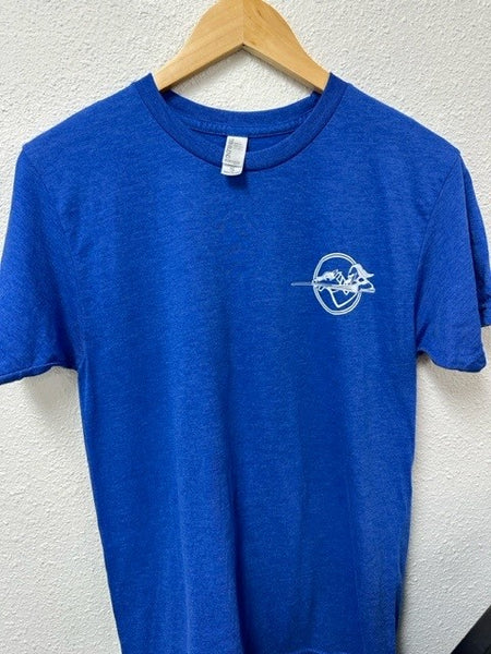 "RBCS Established in 1973" On back of shirt.  Logo on front. Adult T-Shirt
